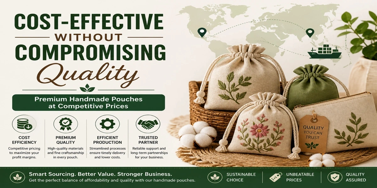 Handmade Pouches exporters, Textile Exporters from India, Clothing Manufacturer, Exporters of Clothing to Germany, Silk Appeal